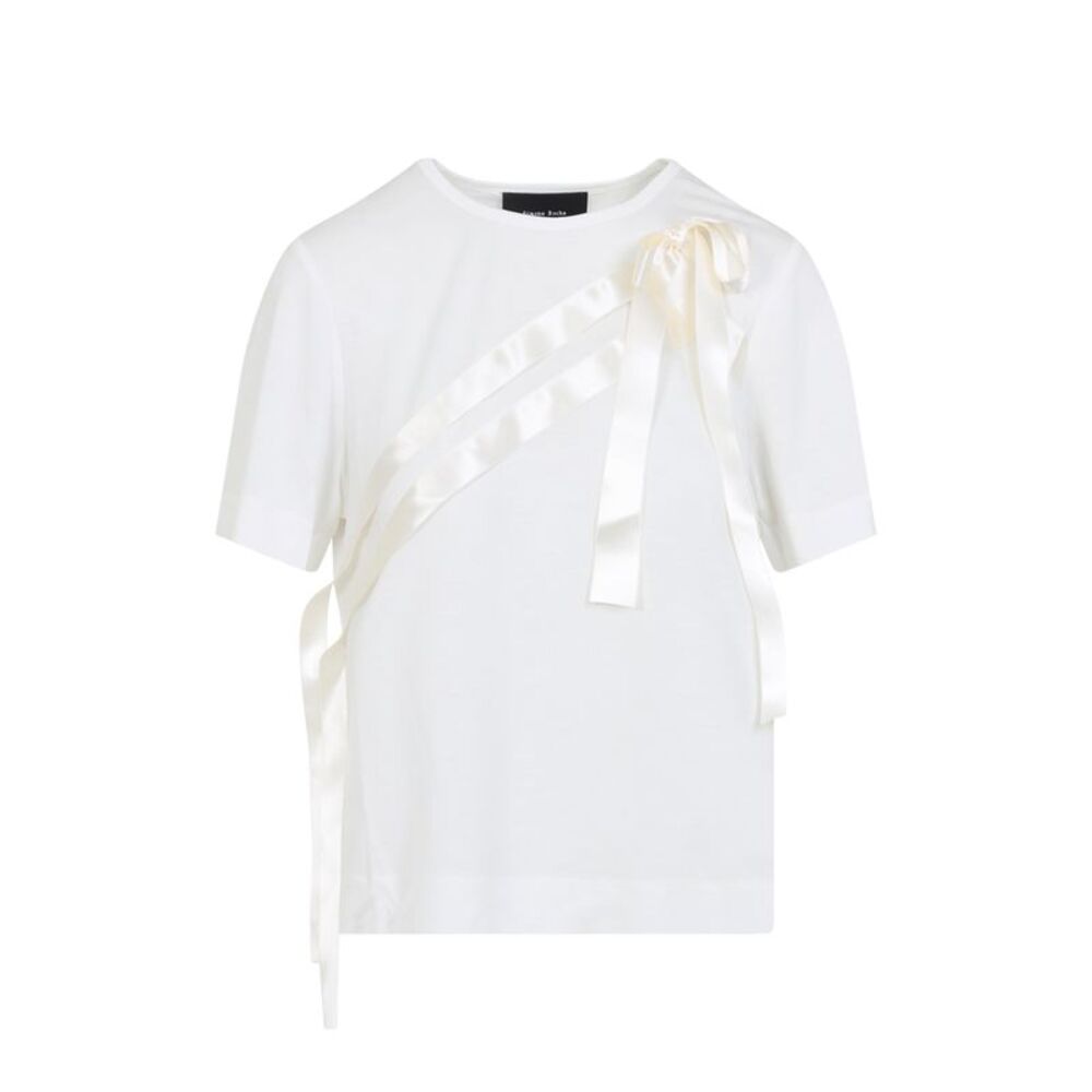 Simone Rocha Bow Sash Easy T-Shirt Women